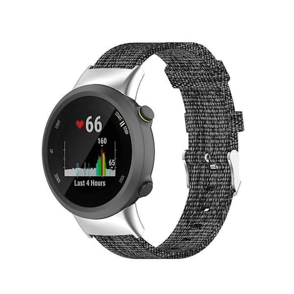 Garmin Forerunner 45 / 45s / Swim 2 Universal Nylon Canvas -ranneke Grey