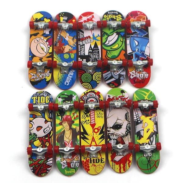 6 st Finger Skateboards Coola Fingerboard Leksaker Barnpresenter