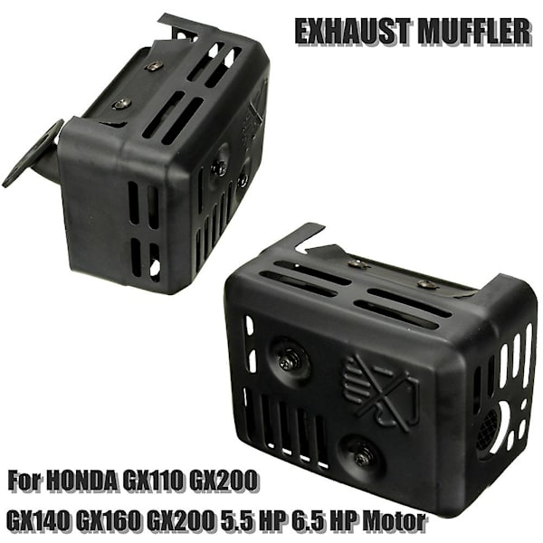 Eksoslyddempersystem varmeskjold for Honda Gx110 Gx120 Gx140 Gx160 Gx200