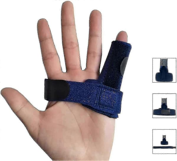Trigger Finger Splint för pekfinger, långfinger, ringfinger, senavlastning, smärtlindring