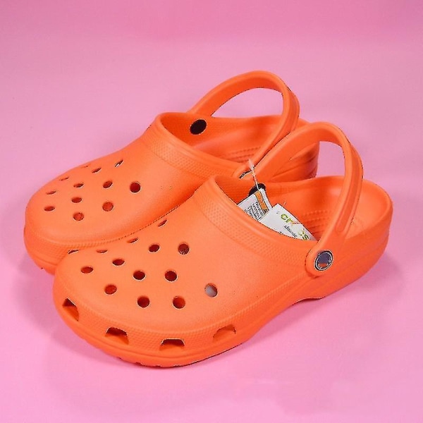 Crocs Classic Clog-4-orange Zing til kvinder