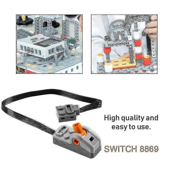 Til Lego Technic Power Functions Dele Servomotor Fjernbetjening Batteri Afbryderboks Kb 8869
