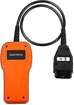 U480 Obd2 Obdii Eobd Can-bus Autoscanner Motorfejlkode Læser Diagnostisk Værktøj, Orange Og Sort