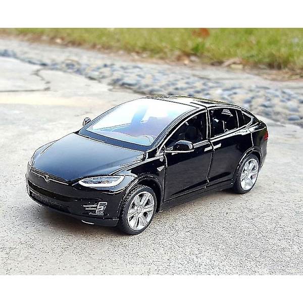 2020 Uusi 1:32 Tesla Model X -metalliseos automalli painevalut ja leluajoneuvot Leluautot Lasten lelut lapsille Lahjat pojan lelu Red