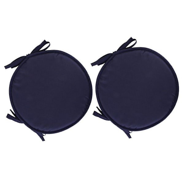 Puter Uteplass Hjem Innendørs/utendørs Stolputer Ro Sete Fortykket Spisestue Stol Pute Ro krakk Brown 2pcs