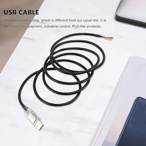 1,8 m lång trådände, usb-rs485-we-1800-bt-kabel, USB till Rs485 seriell-dt