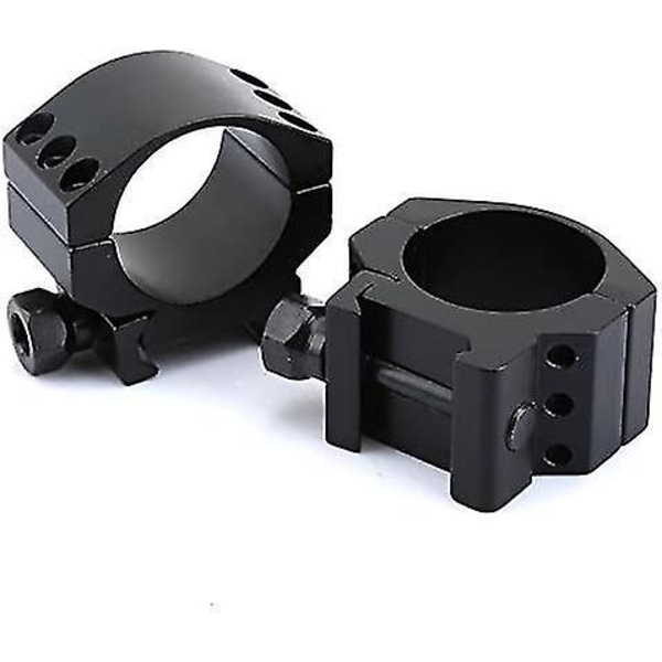 Scope Mount Ring Låg Profil Tungt Arbets Rifle Scope Mount Rings Med 6 Bultar För Weaver Picatinny Rail 230mm