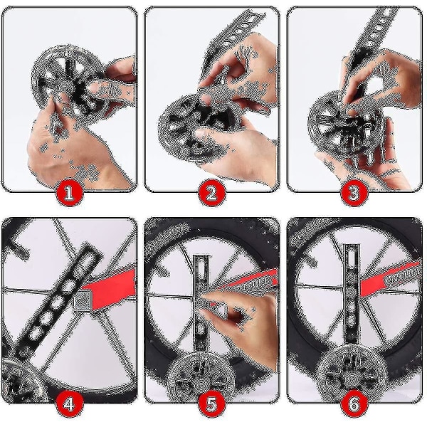 Sykkeltreningshjul, 1 par sykkeltreningshjul for barn Svarte sykkelstabilisatorer Støttehjul Gutter Jenter