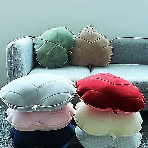 3D Blader Husholdnings Sofapute Dekorasjon Dark Red