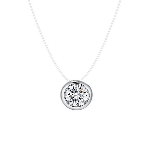 Rhinestone Choker Halskæde Krystal Halskæde Mode Halskæde Krystal Vedhæng Halskæde Brilliant Halskæde Ædelsten Halskæde-hy Silver