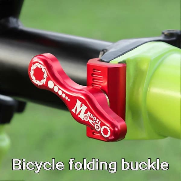 Foldecykelhane Aluminiumlegering Foldebeslag Styr Weekendturforbedrer Red