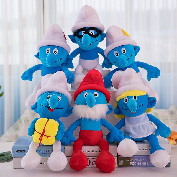 35/45/55cm Smurfarna Plyschleksak Barnpresent Product 2 45cm