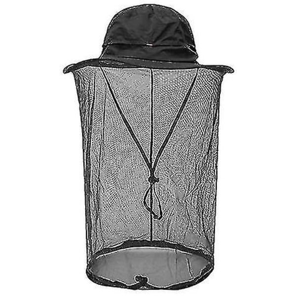 Pääverkko Hat Beekeeping Beekeeper Bee Veil Hat Hunting Netting Mesh Hood Cap Bee Keeper Black