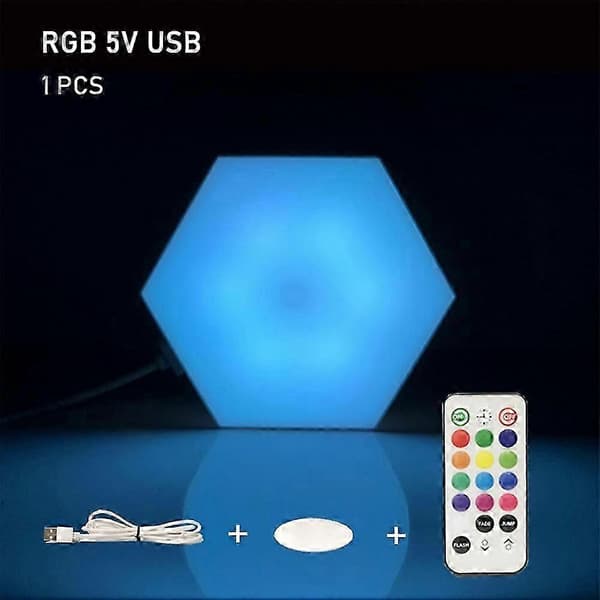 6 STK Autisme Tap-tap Sensoriske LED-lys For Visuelle Sensoriske Søkere