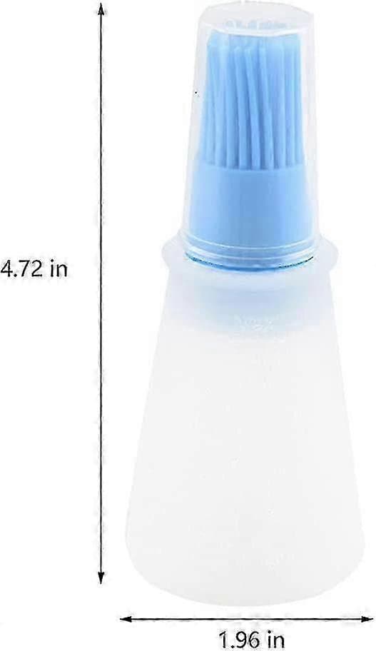 4 delar silikonoljeborste (röd, orange, grön, blå)