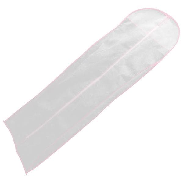 Rosa klänningsväska skyddsfodral för non-woven plaggförvaring