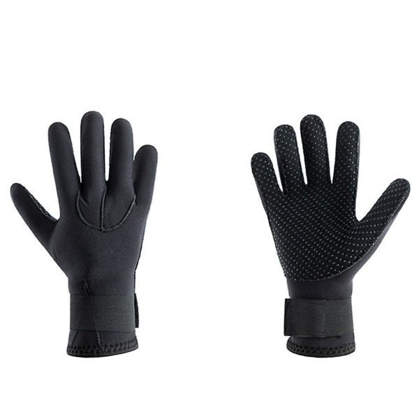 Kallt vatten simhandskar Högkvalitativa gummigjorda hållbara handskar M
