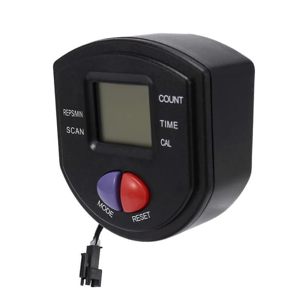 Erstatningsmonitor Speedometer for stasjonære sykler, stepmaskin, ridesimulator, treningssykkelcomputer Black