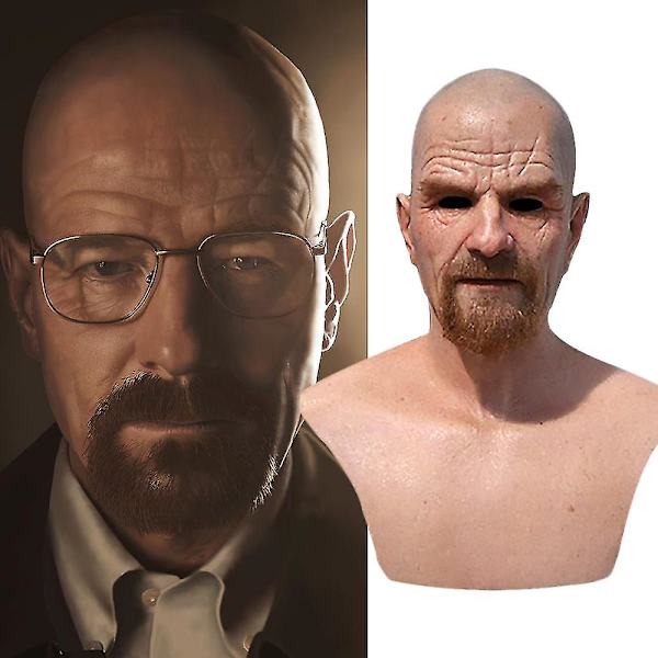 Realistiset Old Man Masks Latex Cosplay Party Masks