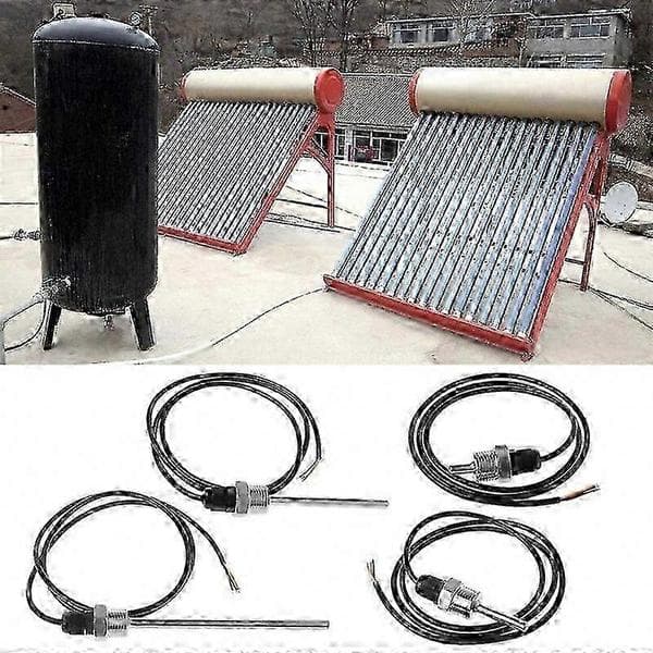 Digital temperatursensorprobe med G1/2 gjenger, 3-leder ledning, DIA7mm, rustfritt stål SUS304 50mm