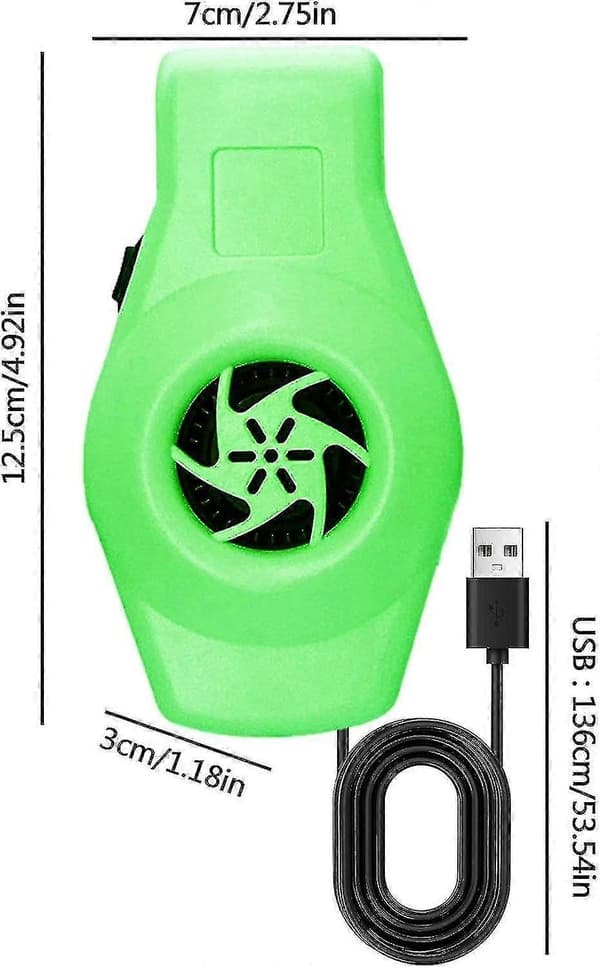 Akvariumkøler, akvariumkølesystem med lav støj, køleventilator, akvarium minikøler Green
