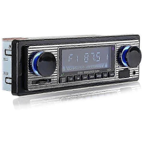 Bluetooth bilradio för klassiska bilar med AUX USB FM