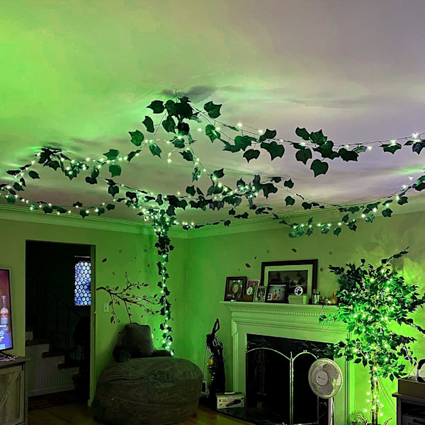 Grønne fe-lys, 3M/10ft 30LED Halloween-dekorasjonslys, batteridrevne oransje lysstrenger for Halloween, juledekorasjoner Green