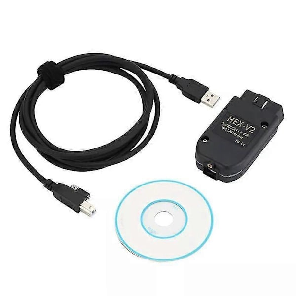 Til Com 22.3 Obd2 Scanner Hex V2 Usb Til Golf A6 Ubegrænset Vins Atmega162+16v8+ft232rq