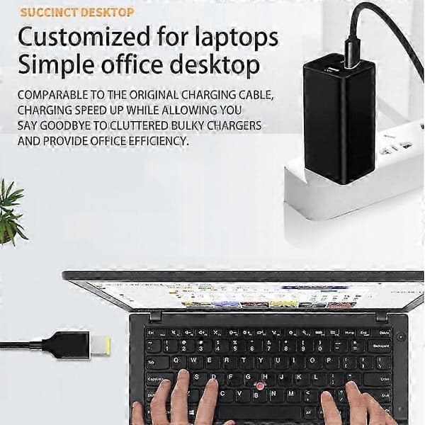 PD 135W USB-C - neliö latauskaapeli, 1,8 m 135W