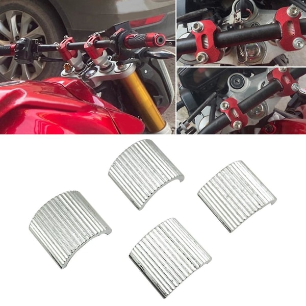 22 mm till 28 mm motorcykelstyre Conversion Mount Riser Clamp Shim Adapter