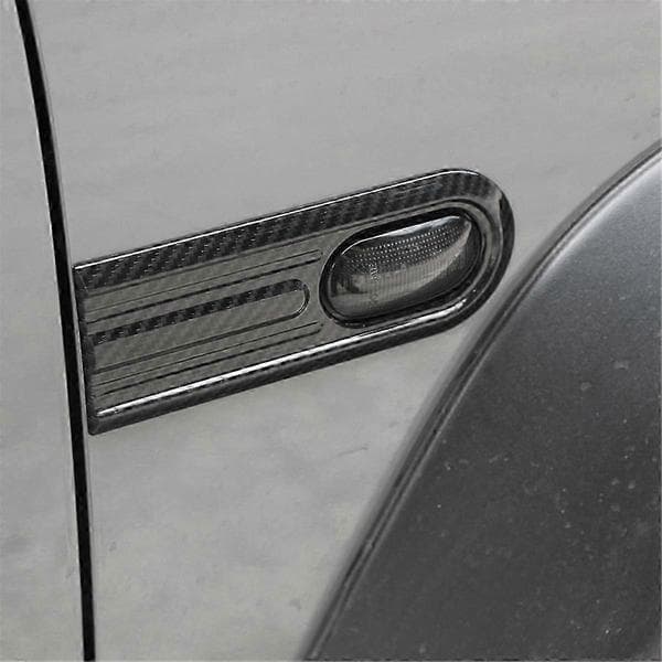 1 par bil frontblinklysdeksel for Jimny 2019 2020 sideblinklysrammedeksel Carbon Fiber Pattern