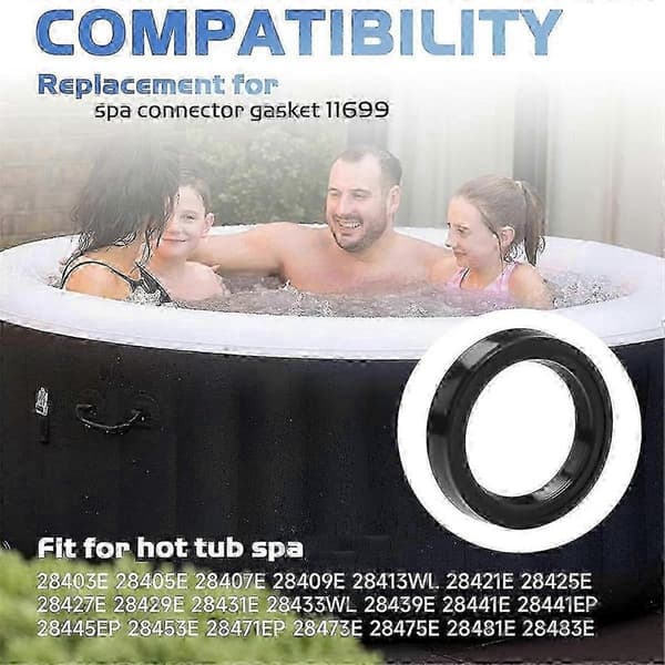 4 st Intex Pure Spa Bubbelpool Pump Ersättnings O-Ring Gummi Bricka Set för Pool Delar