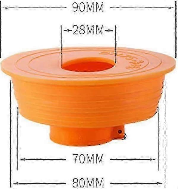 Rörförsegling för tvättmaskin - 75 mm silikon anti-återflödesavloppsfälla
