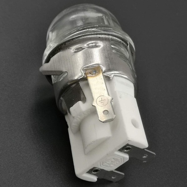 2 sæt E14 Høj Temperaturbestandighed 300 Celsius 250v 25w Ovnlamp, ovnlamp holder, ovnbelysning