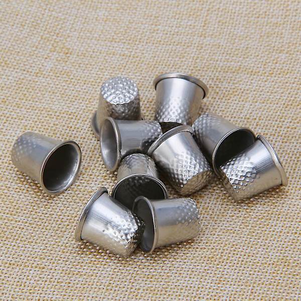 10 stk fingerbøller Multi Size Finger Protector Sy Avslutte Håndlaget håndverksverktøy