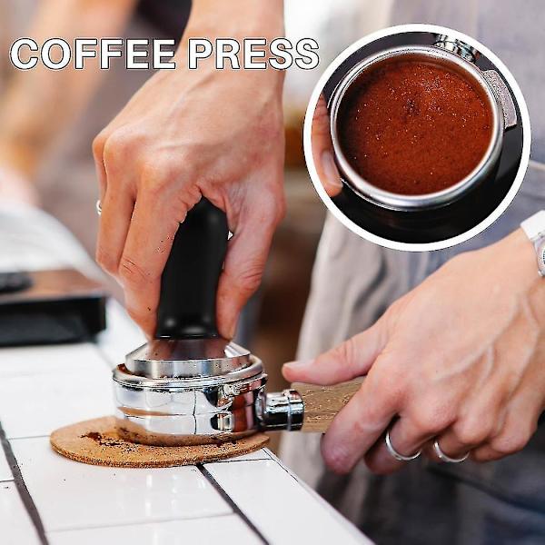 51 mm Kalibrerat tryck Espresso Tamper Tool Barista Espresso Machine Tamper Flat 30lbs Press, 304