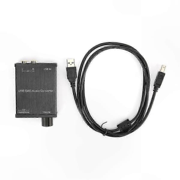 USB-lydkort DAC-lydadapter for Windows, Mac OS X og PS4 – Plug and Play-funksjonalitet
