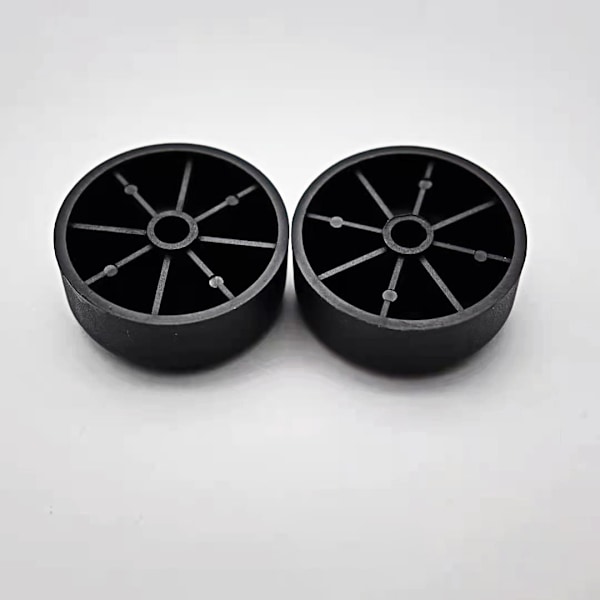 8 stk. Runde Møbelben Ø 33 x H 13 mm Plast Skabsfødder Møbelben Sofafødder, sofa, stol