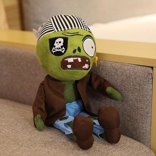 Classic Plants vs Zombies Pehmonukke, 12" täytetyt zombie-lelu, luova sarjakuvakasvi lapsille ja aikuisille, lahja ja koristelu
