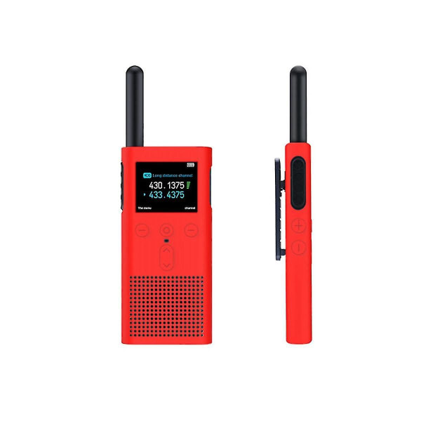 For Walkie Talkie 2s Beskyttelsesveske Silikondeksel Beskyttende skall Anti-fall tilbehør, rød