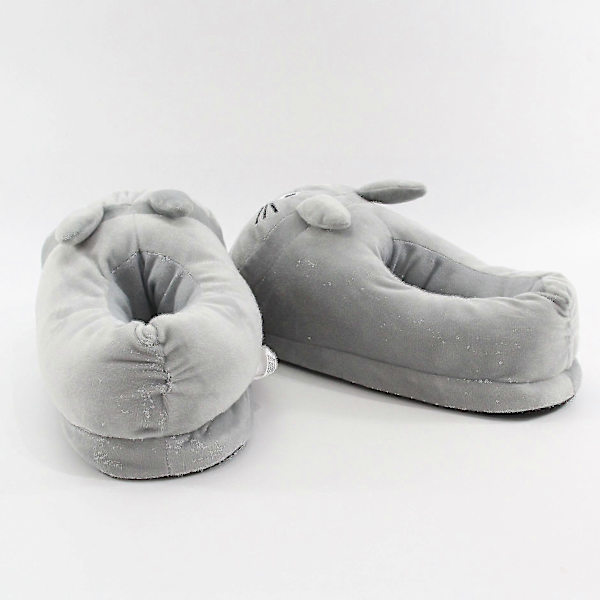 Totoro Vintertofflor Roliga Unisex Vuxna Inomhus Stoppade Plyschskor EU35-42
