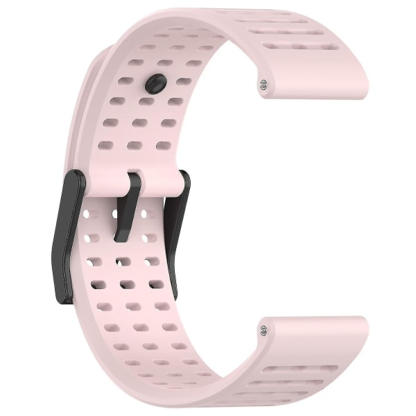 Sportsrem for Suunto Vertical/9 Peak Pro/9 Peak/5 Peak, 22 mm silikonklokke Bandsish-lys rosa