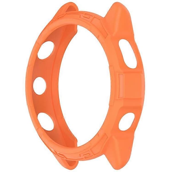 Kompatibel med Garmin Forerunner 265 Mjukt TPU-klockfodral Stötsäker Bumper Ramöverdrag Orange