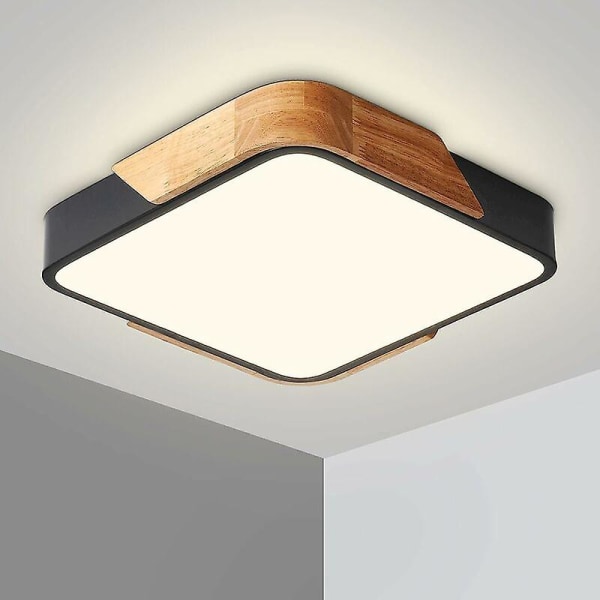 Höstkampanj, ett stycke LED-takljus 24w Tricolor dimningstakljus Modern Slim Square Badrumslampa för hemmakontor Sovrum Livi