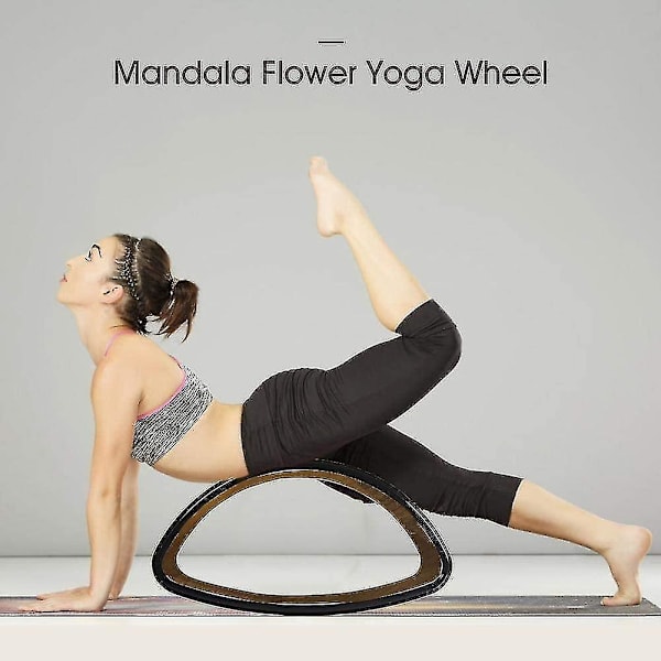 Yogahjul, Yogahjul for å strekke stabilt og sklisikkert Yogahjul Roll Yoga Prop Wheel Kuolu Shop