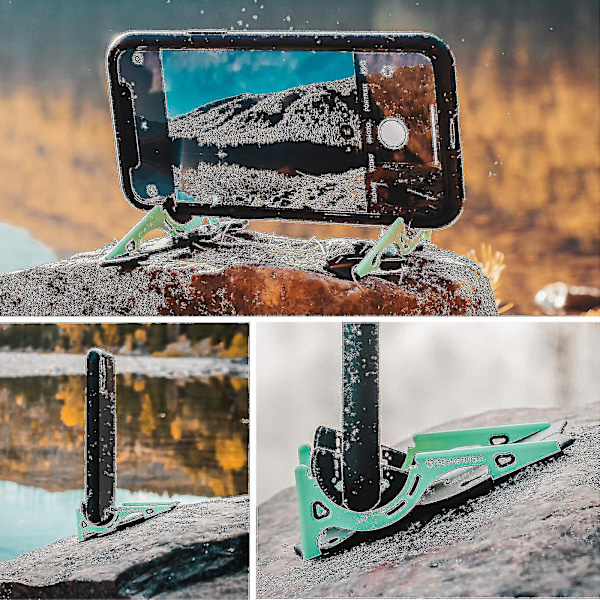 Ficktripod i plånboksstorlek för telefon - Universal Kit, kuo Lu Green