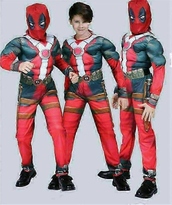 Deadpool Brystdragt Udklædningskostume E M