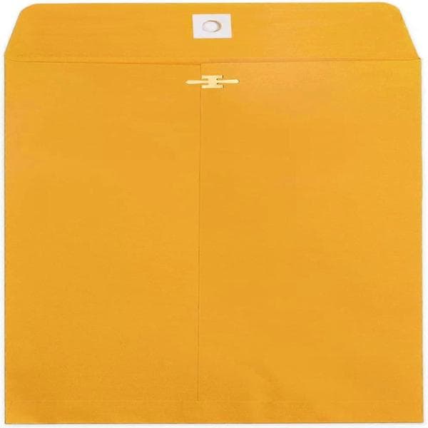 Kuvert med spänne, 20-pack 10X13 Manila Kuvert 100Gsm Kraftpapper