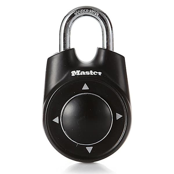 Master Lock Retningslås Skab Gym Hænglås [DB] Sort