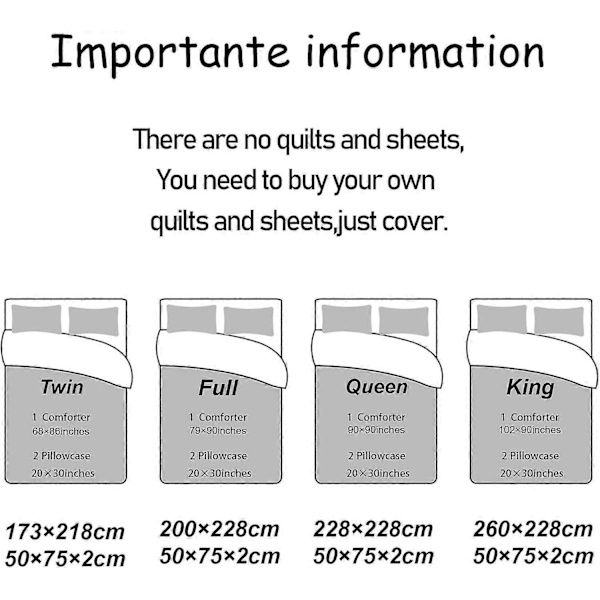 i719 Quilt Duvet Cover Lightning Set Täckeöverdrag McQueen 3-delad Sängkläder Tryckt Quiltöverdrag Set med Kuddfodral Lätt att Sköta och Mjuk Känsla 135x200cm 53x78in